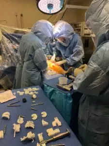 Doctors performing surgery Doctors performing surgery