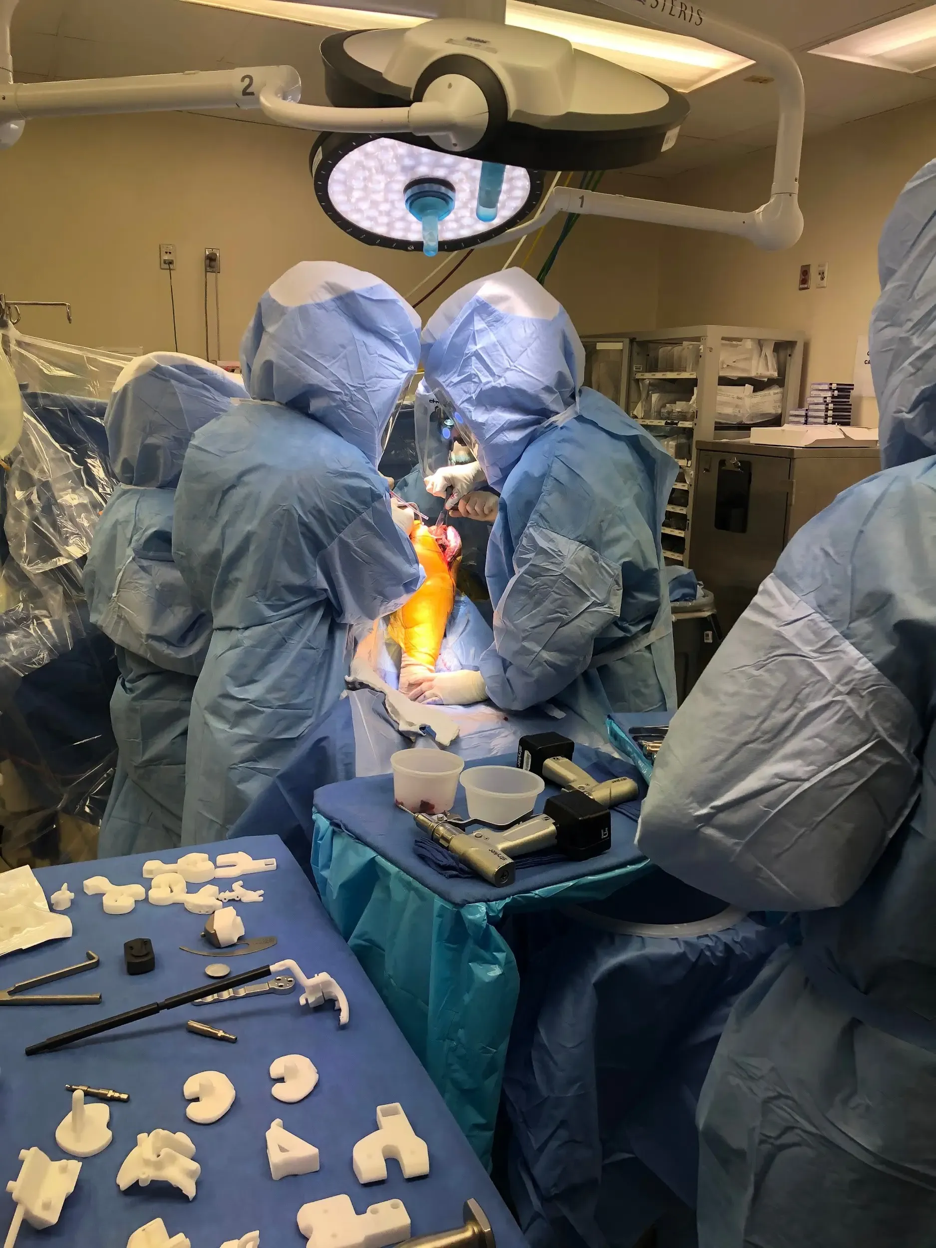 Doctors performing the actual surgery